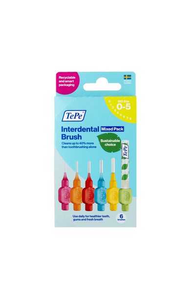 TePe Original medzizubné kefky v ekologickej krabičke, štartovacia sada