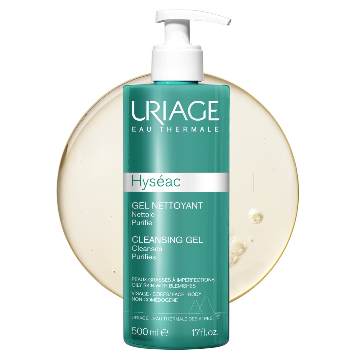 URIAGE HYSEAC CLEANSING GEL 500ML