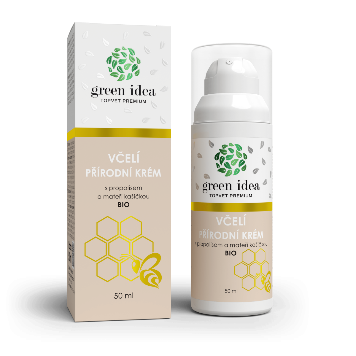 Včelí prírodný krém 50 ml - Green idea
