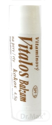 VITALOS Balzam na pery kokos SPF 5