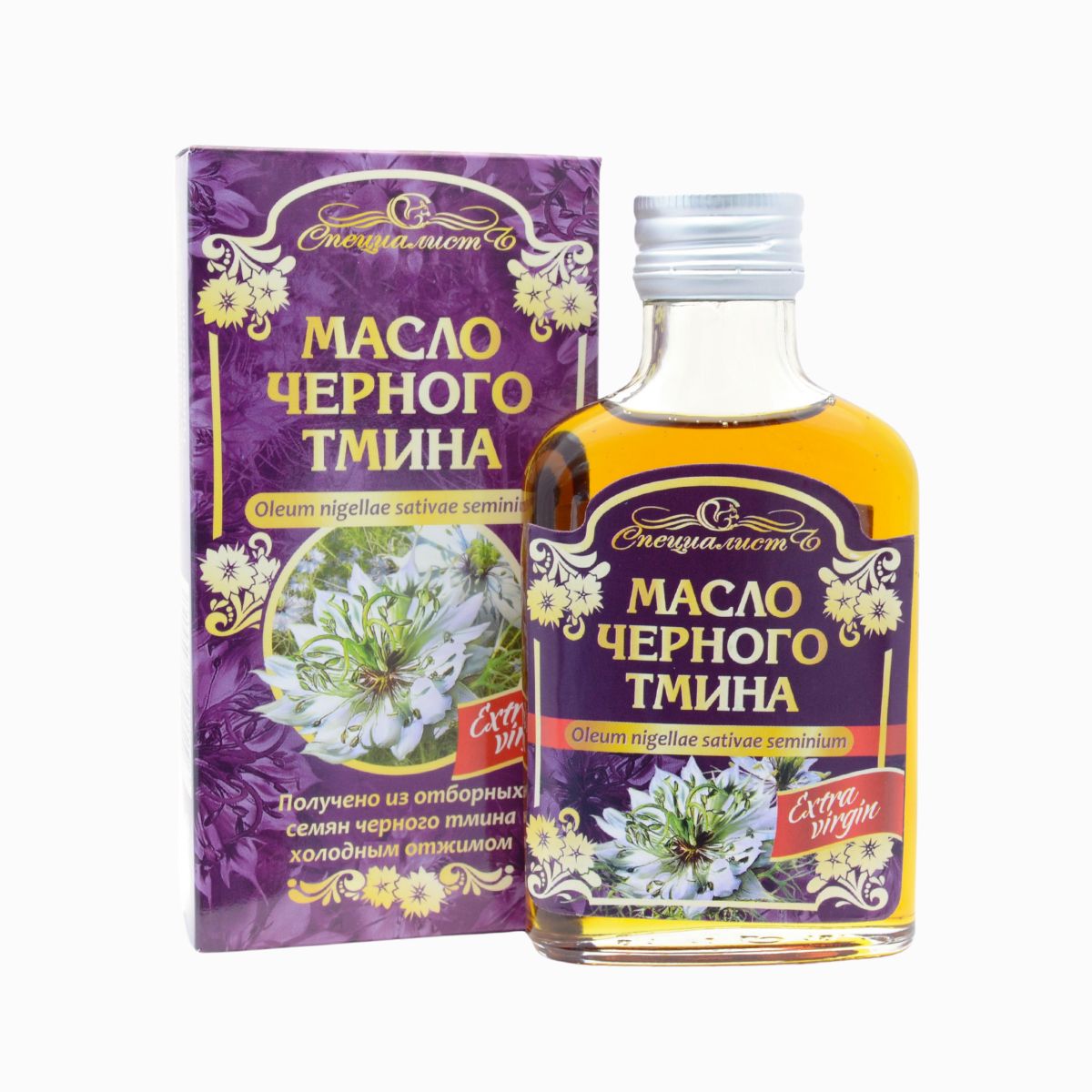 100% olej z čiernej rasce, za studena lisovaný, panenský - Specialist