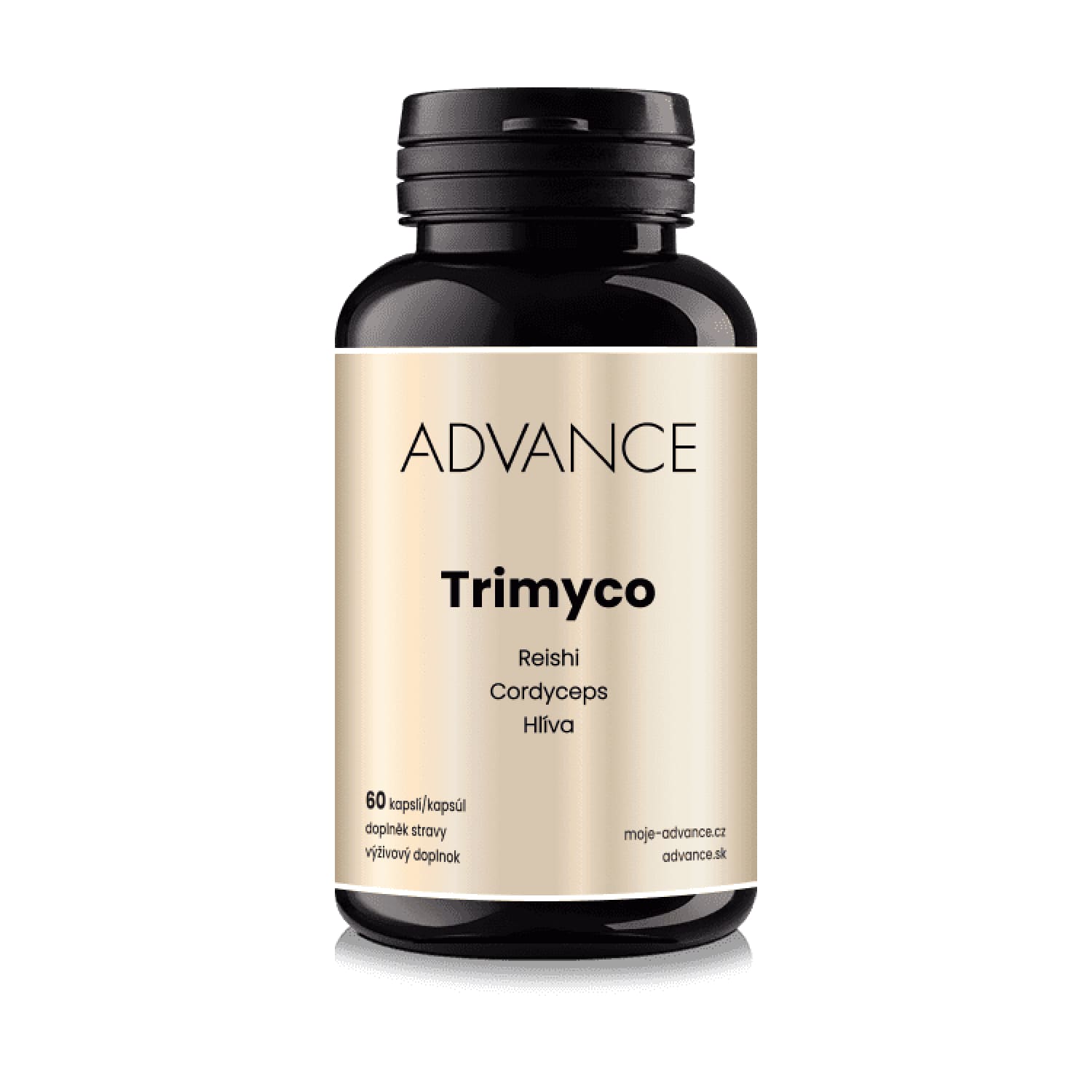 ADVANCE Trimyco 60 kapsúl - reishi, cordyceps, hliva
