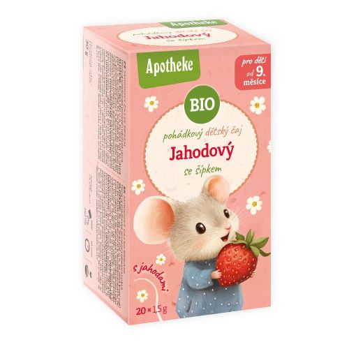 APOTHEKE ROZPRÁVKA ČAJ Jahodový so šípkami Bio 20/1,5g