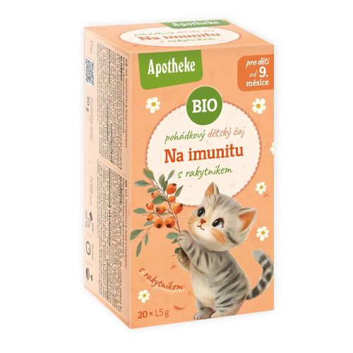 APOTHEKE ROZPRÁVKA ČAJ na Imunitu s rakytníkom Bio 20/1,5g