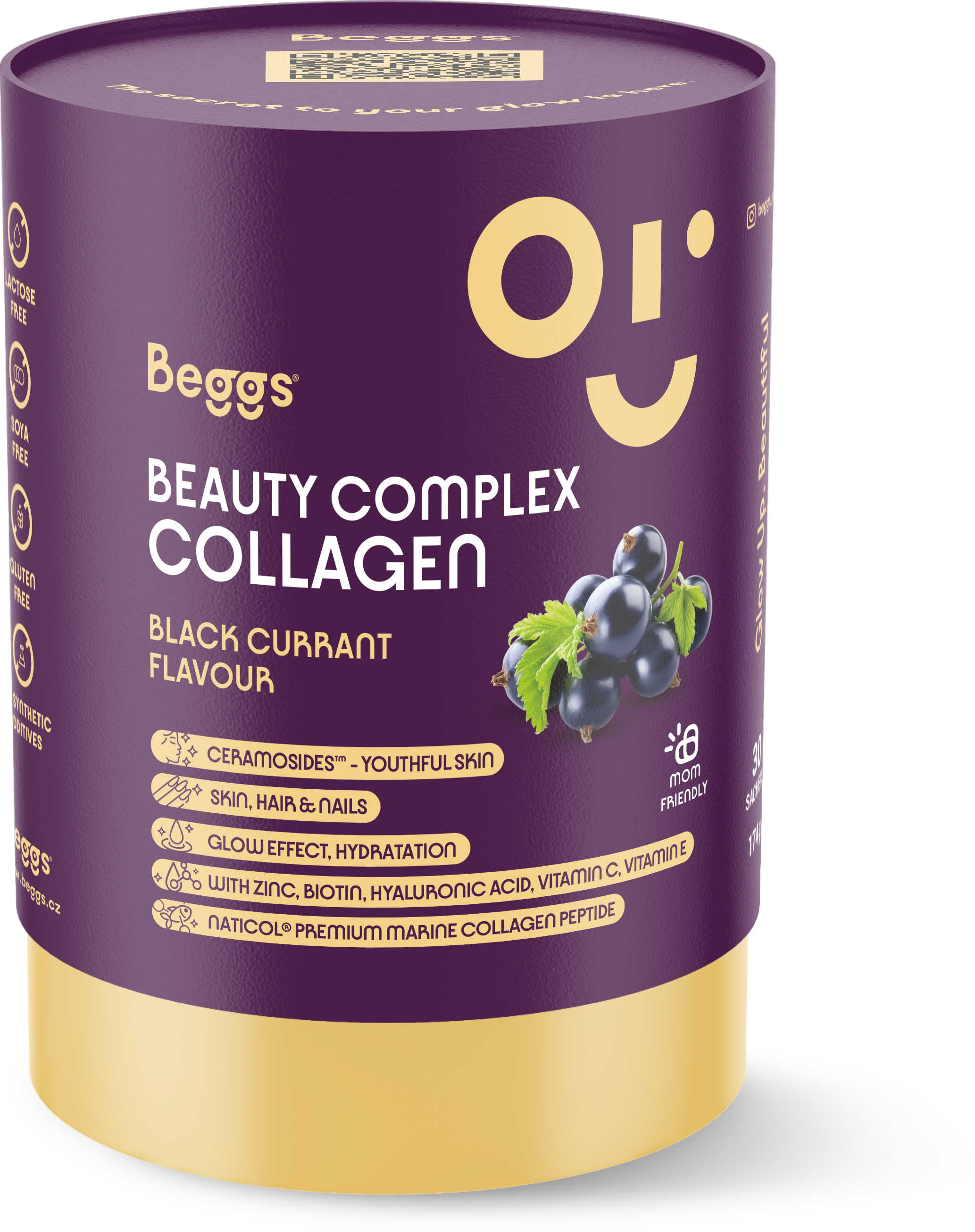 Beggs Beauty and Glow collagen Blackcurrant