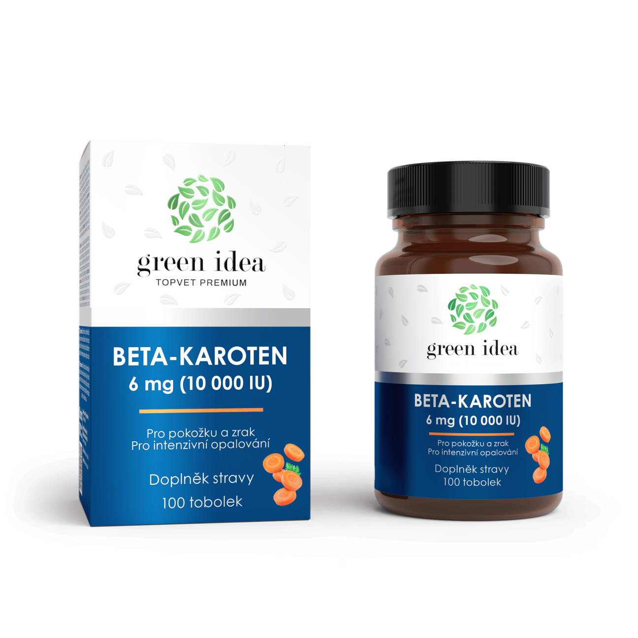 Beta-karotén - kapsuly 100 ks - Green idea