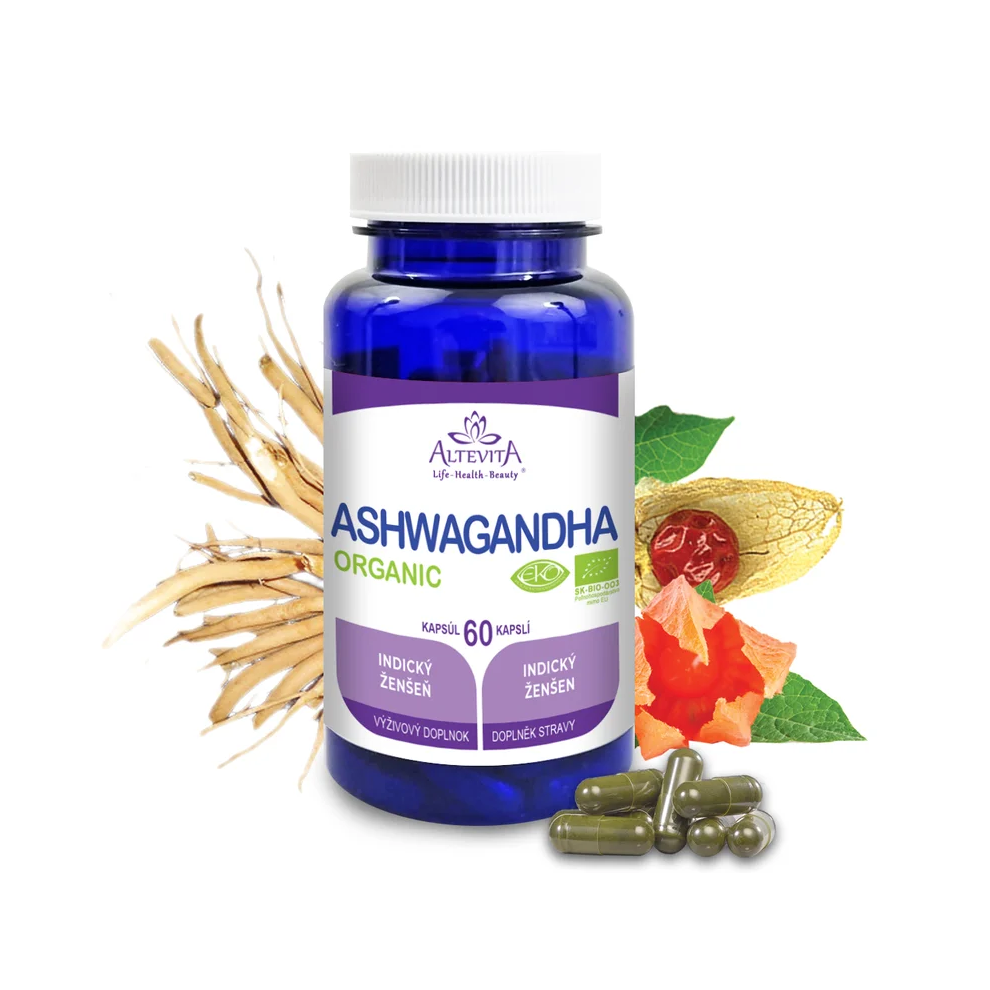 BIO Organic Ashwaganda 2 x 60 kapsúl