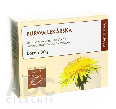 CAJ PUPAVA LEKARSKA KOREN 80G HAN VAK. 