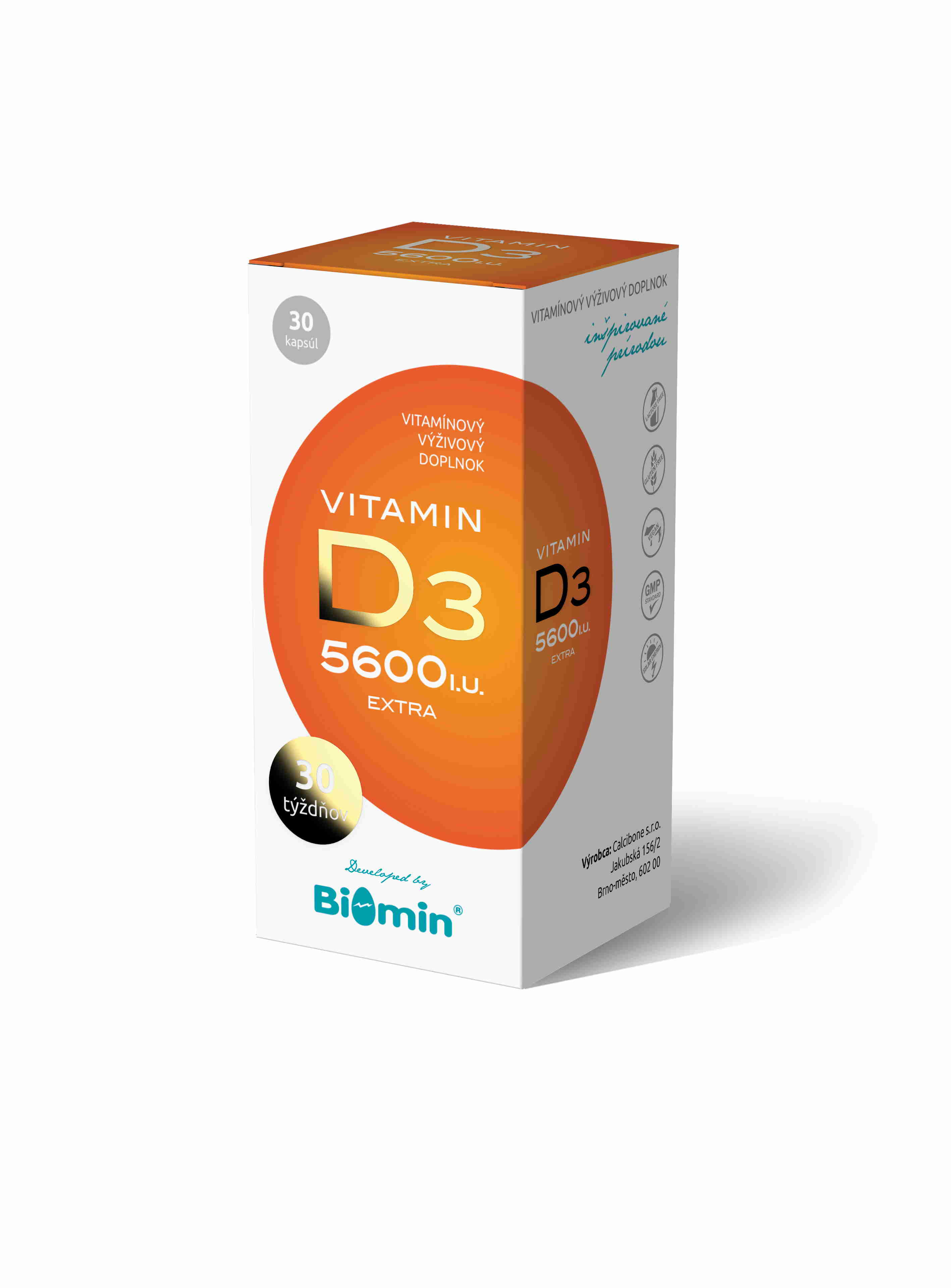 CALCIBONE VITAMÍN D3 EXTRA 5600 I.U. by BIOMIN