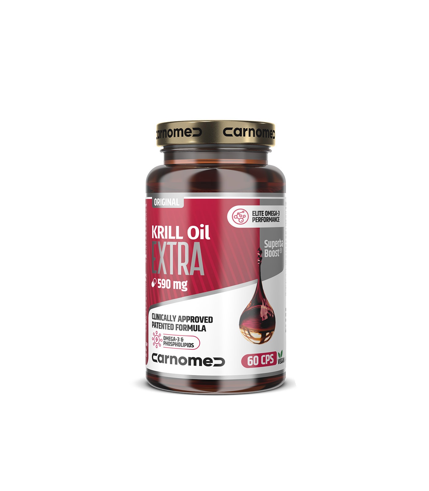 Carnomed KRILL Oil EXTRA Superba Boost® 590 mg
