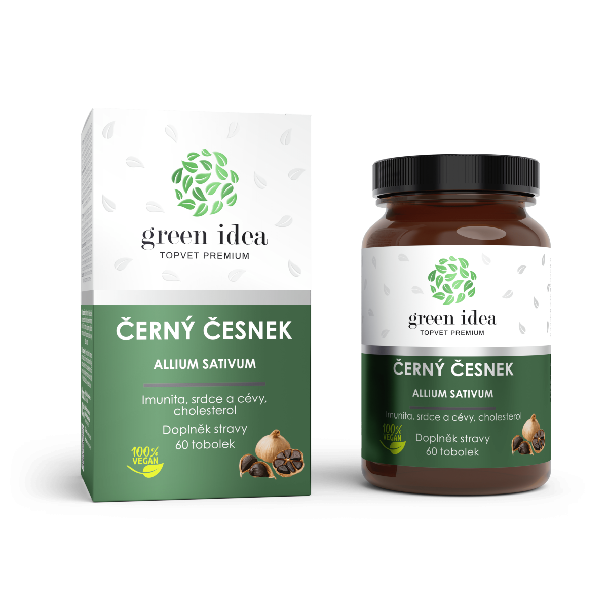 Čierny cesnak - kapsule 60 ks - Green idea