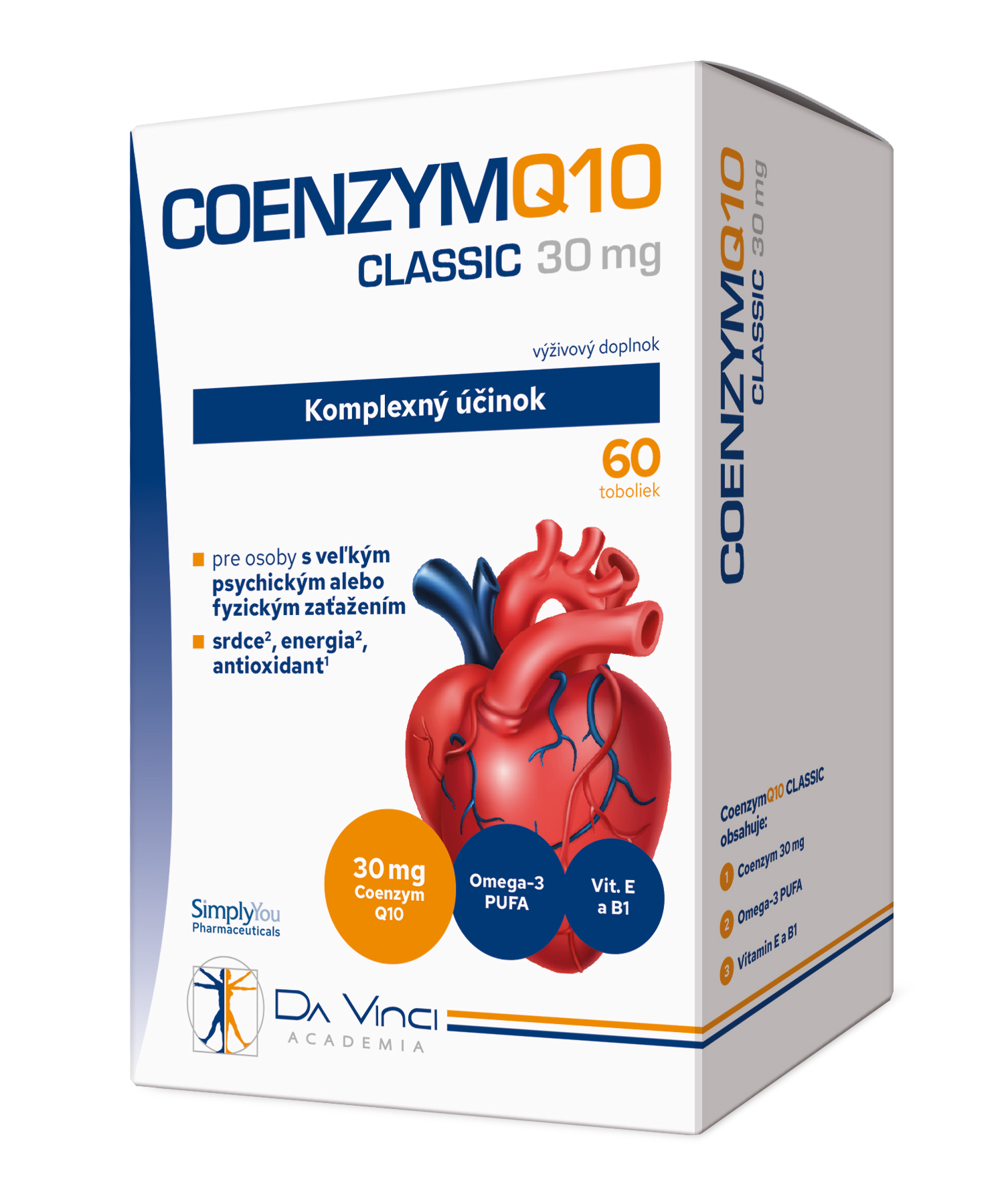 Coenzym Q10 Classic 30mg Da Vinci Academia