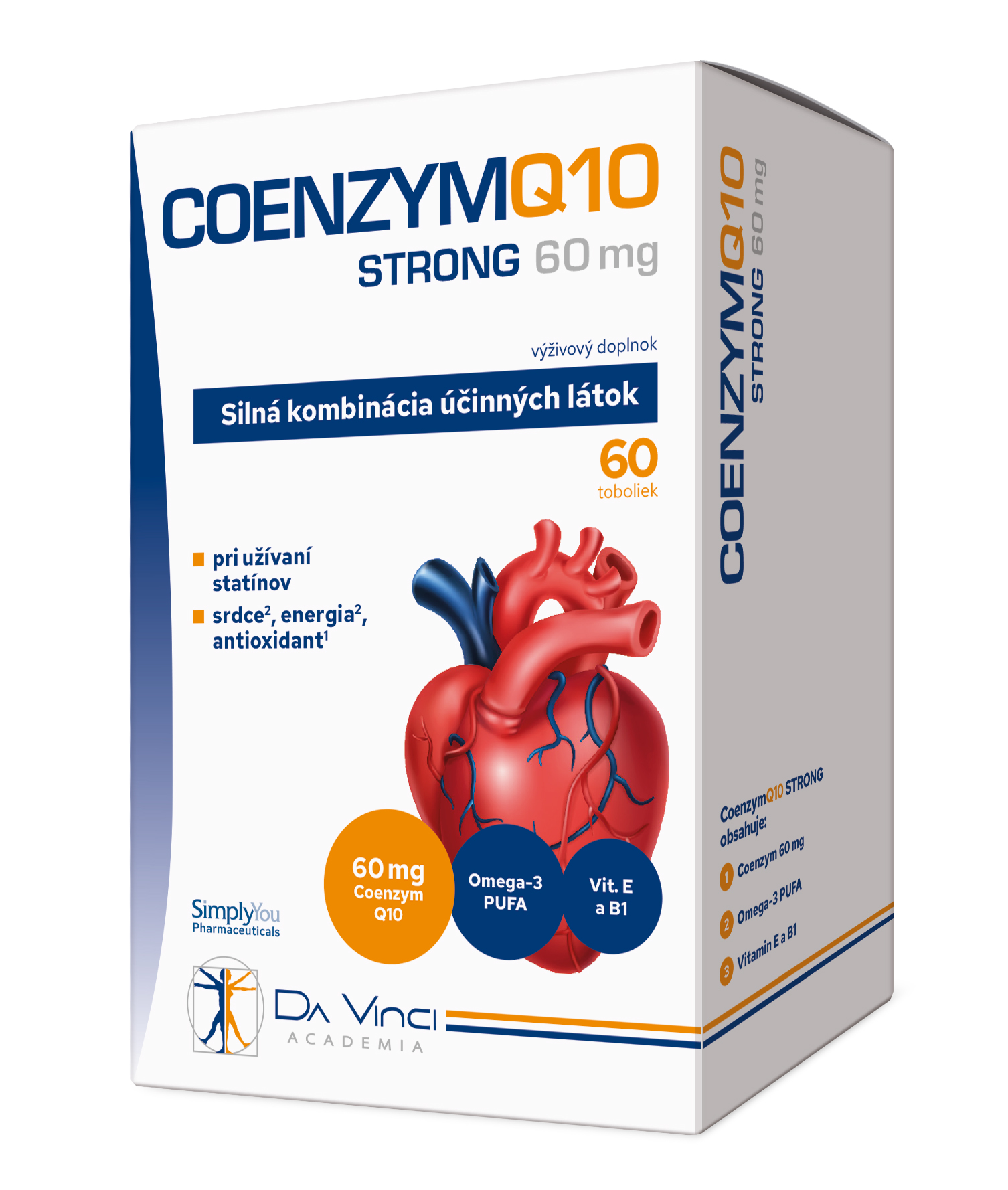 Coenzym Q10 Strong 60mg Da Vinci Academia