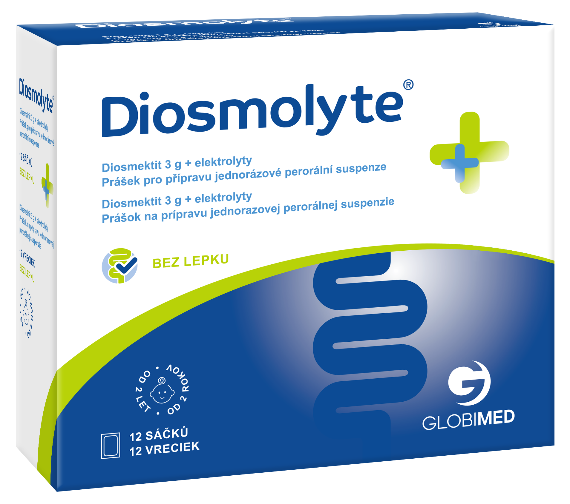 Diosmolyte prášok na perorálnu suspenziu, vrecká