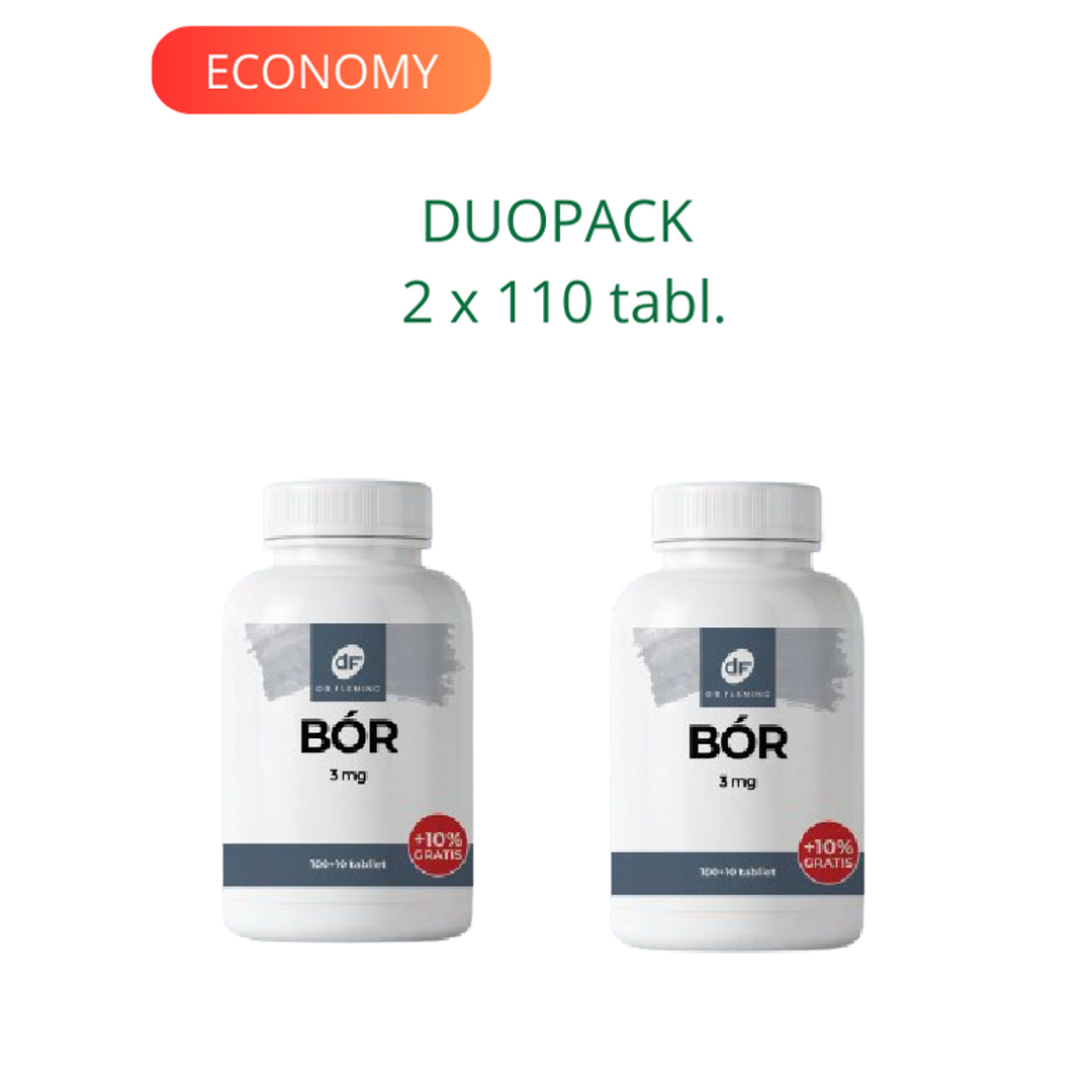 DR. FLEMING Bór 3mg +10% gratis 220ks DUOPACK