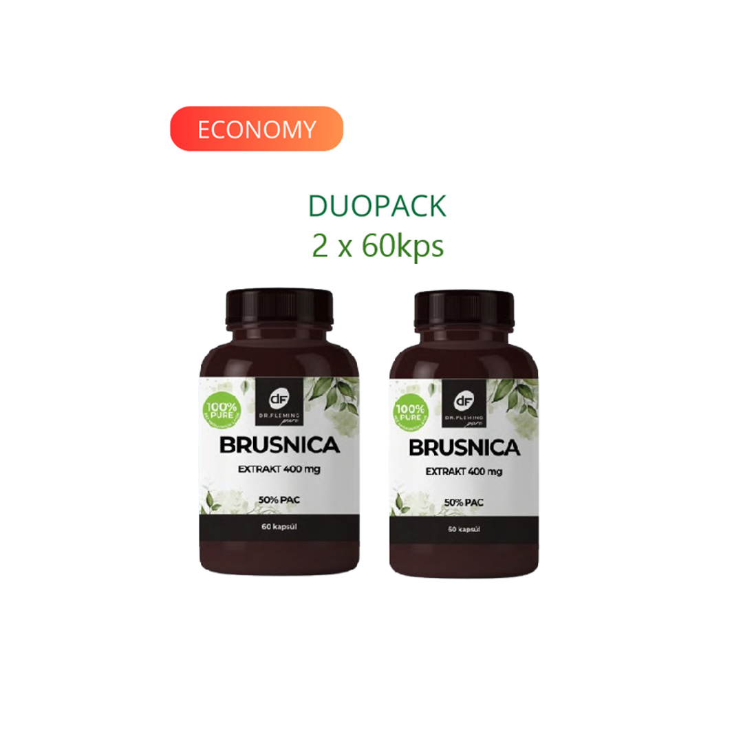 DR. FLEMING Brusnica extrakt 400mg 50% PAC 120ks DUOPACK
