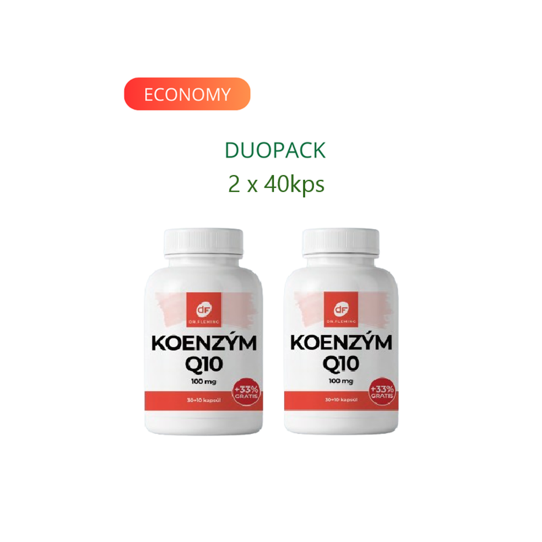 DR. FLEMING Koenzým Q10 100mg +33% gratis 80ks DUOPACK