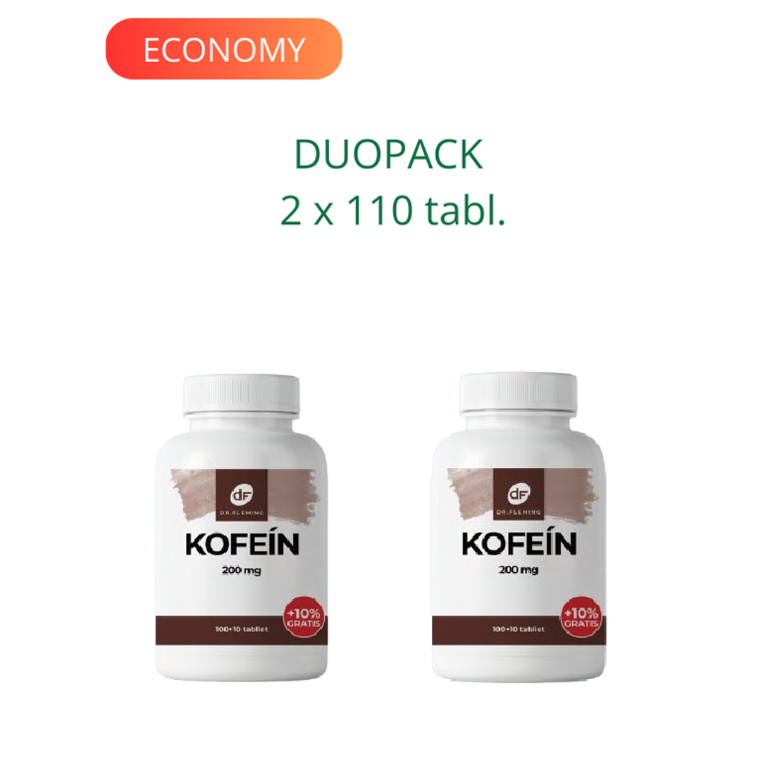 DR. FLEMING Kofeín 200mg +10% gratis 220ks DUOPACK