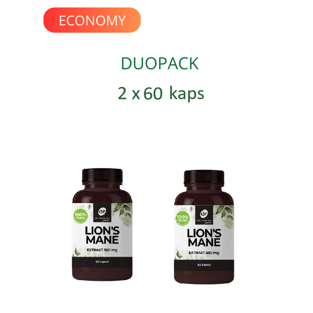 DR. FLEMING Lion´s Mane extrakt 500mg 30% 120 kapsúl DUOPACK
