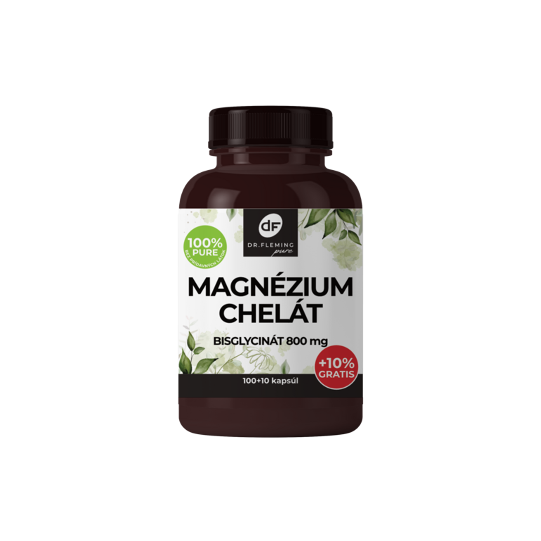DR. FLEMING Magnézium Chelát Bisglycinát 800mg +10% gratis 110ks