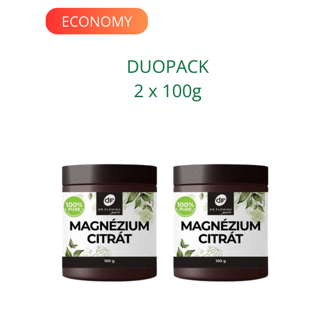 DR. FLEMING Magnézium Citrát 2x100g DUOPACK