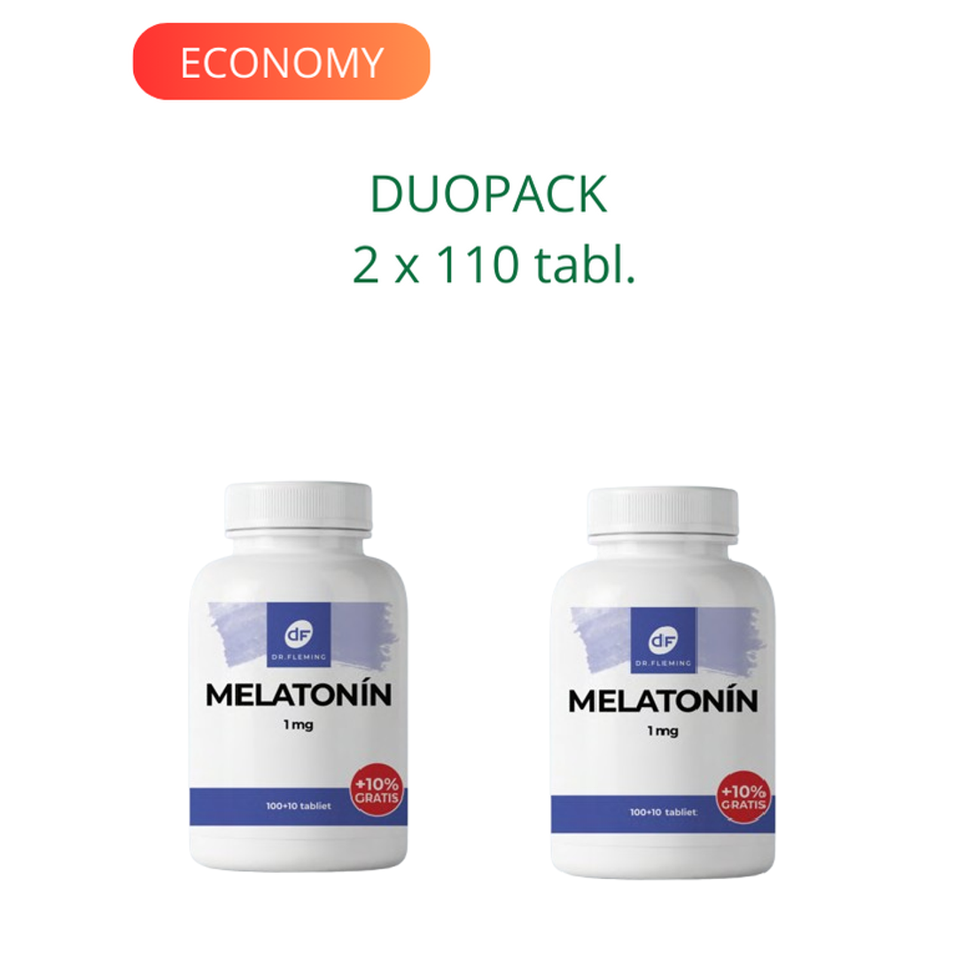DR. FLEMING Melatonín 1mg +10% gratis 220ks DUOPACK