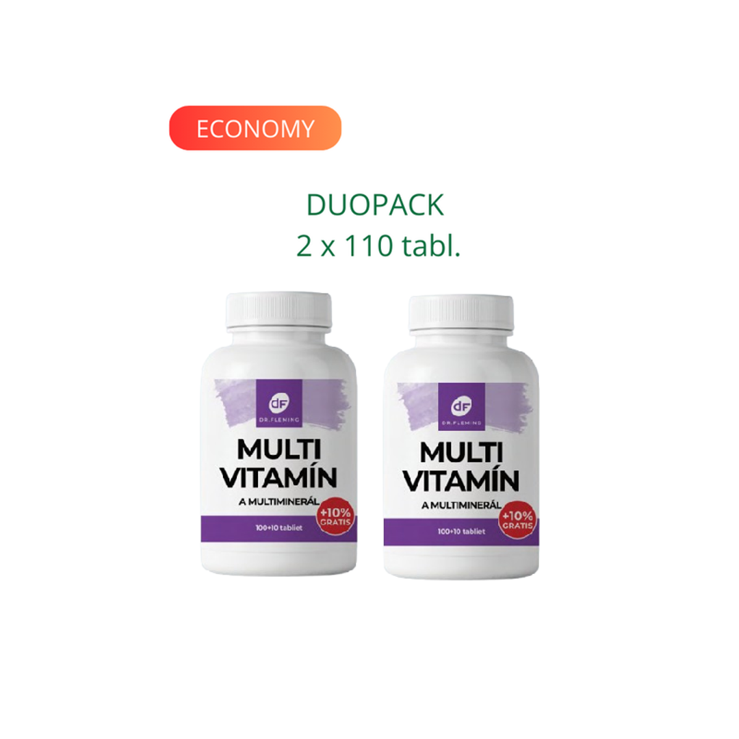 DR. FLEMING Multivitamín a multimineral výživový doplnok 220ks DUOPACK
