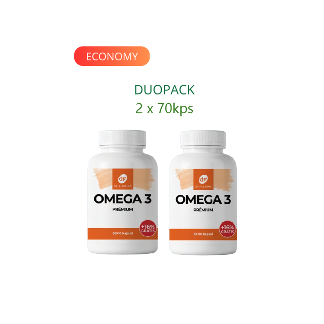 DR. FLEMING Omega 3 Premium +10% gratis 140ks DUOPACK