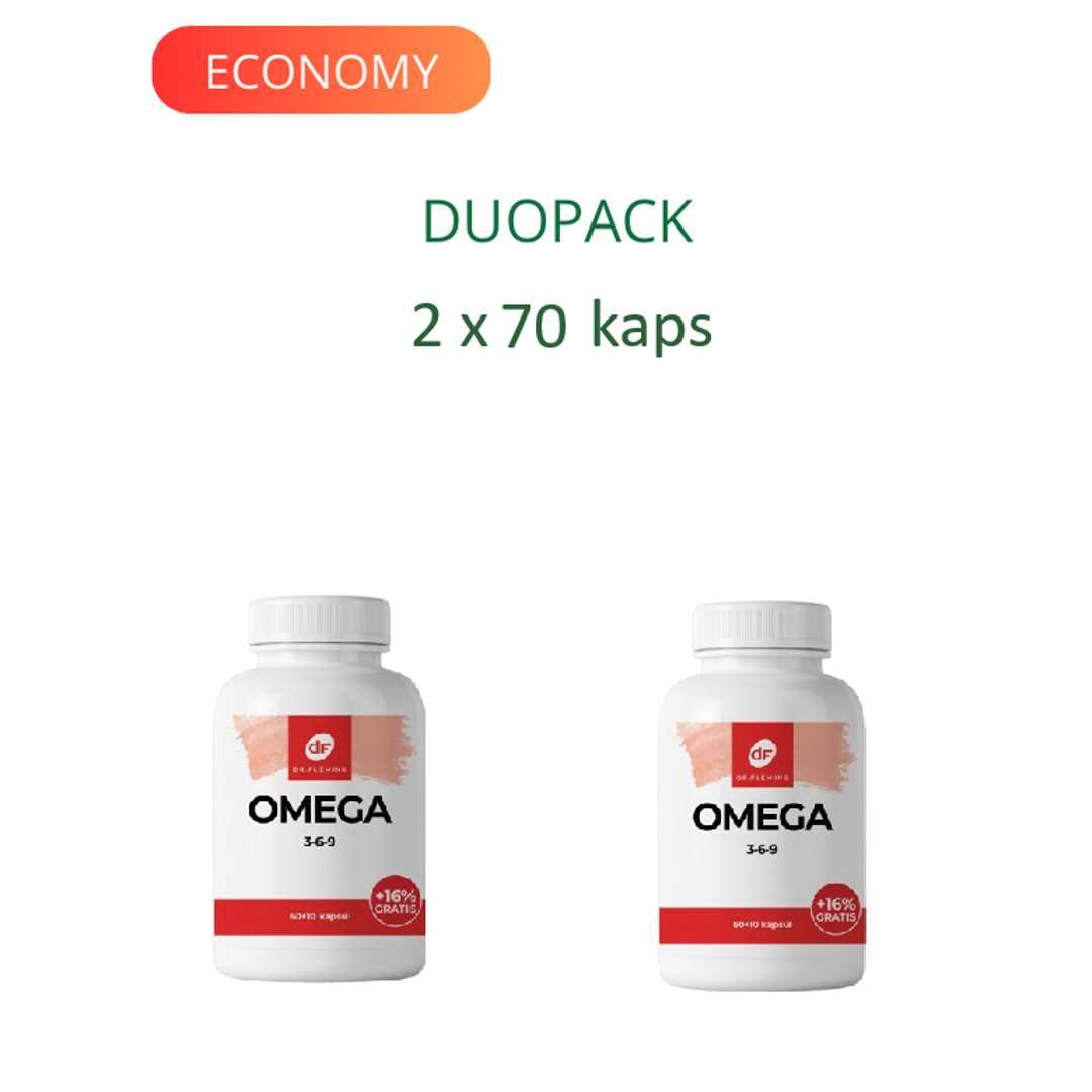 DR. FLEMING Omega 3-6-9 +16% gratis 140ks DUOPACK