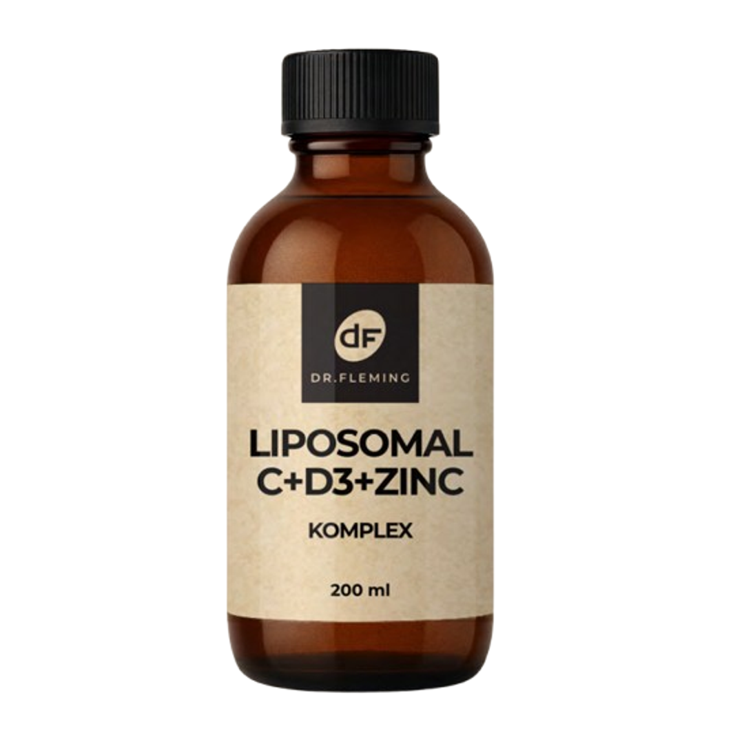 DR. FLEMING Vitamín C+D3+Zinok lipozomálny extrakt 200ml
