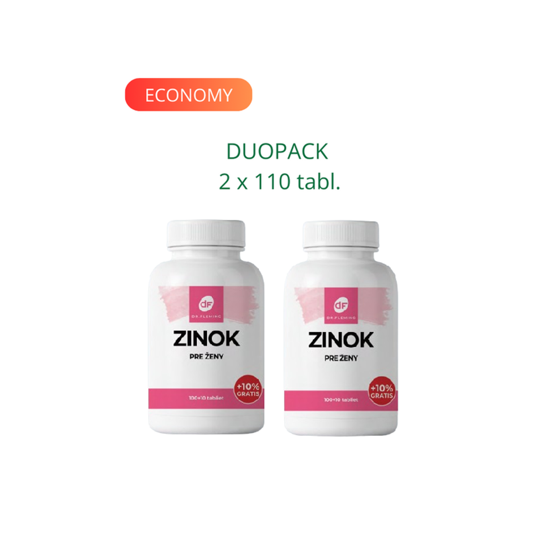 DR. FLEMING Zinok pre ženy +10% gratis 220ks DUOPACK
