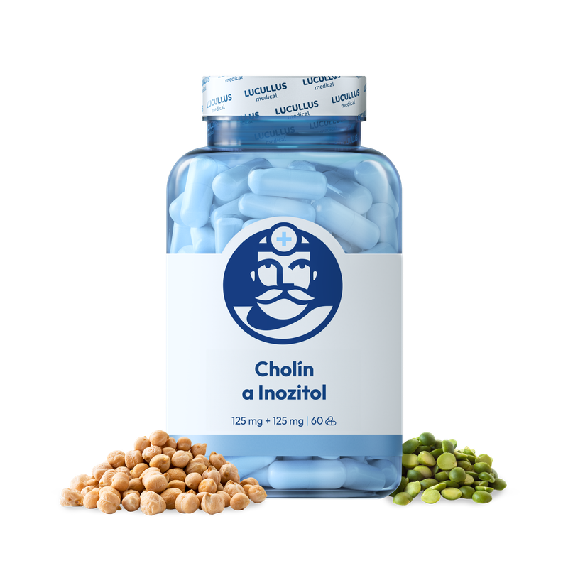 Dr. LUCULLUS Cholín a Inozitol 2× 60 kapsúl