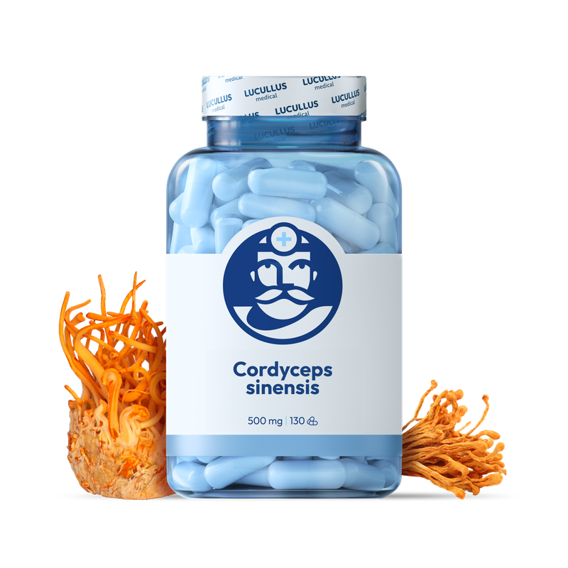 Dr. LUCULLUS Cordyceps sinensis 2× 60 kapsúl