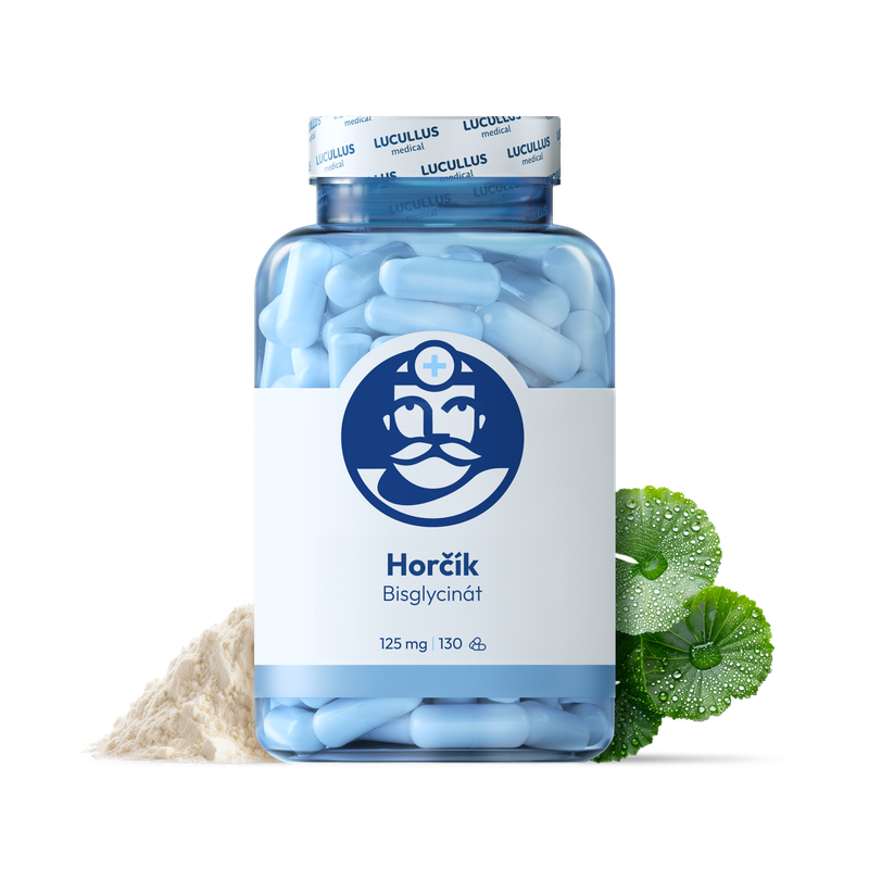 Dr. LUCULLUS Horčík 2× 60 kapsúl Bisglycinát