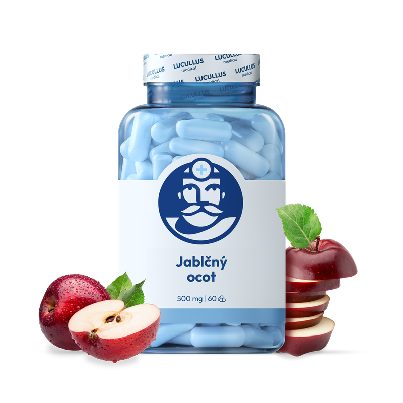 Dr. LUCULLUS Jablčný ocot 2× 60 kapsúl