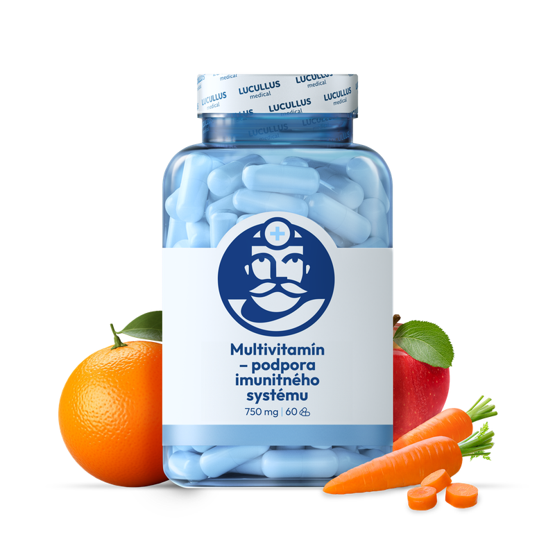 Dr. LUCULLUS Multivitamín 2× 60 kapsúl Podpora imunitného systému