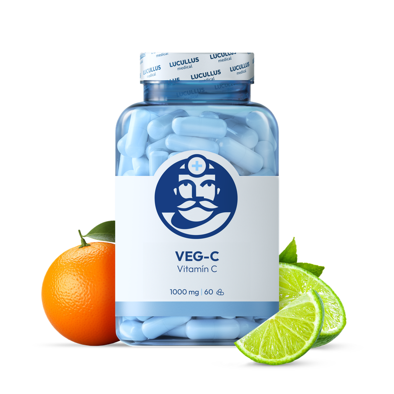Dr. LUCULLUS VEG-C 2× 60 kapsúl Vitamín C