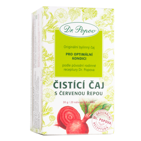 Dr. Popov Čistící čaj s červenou repou