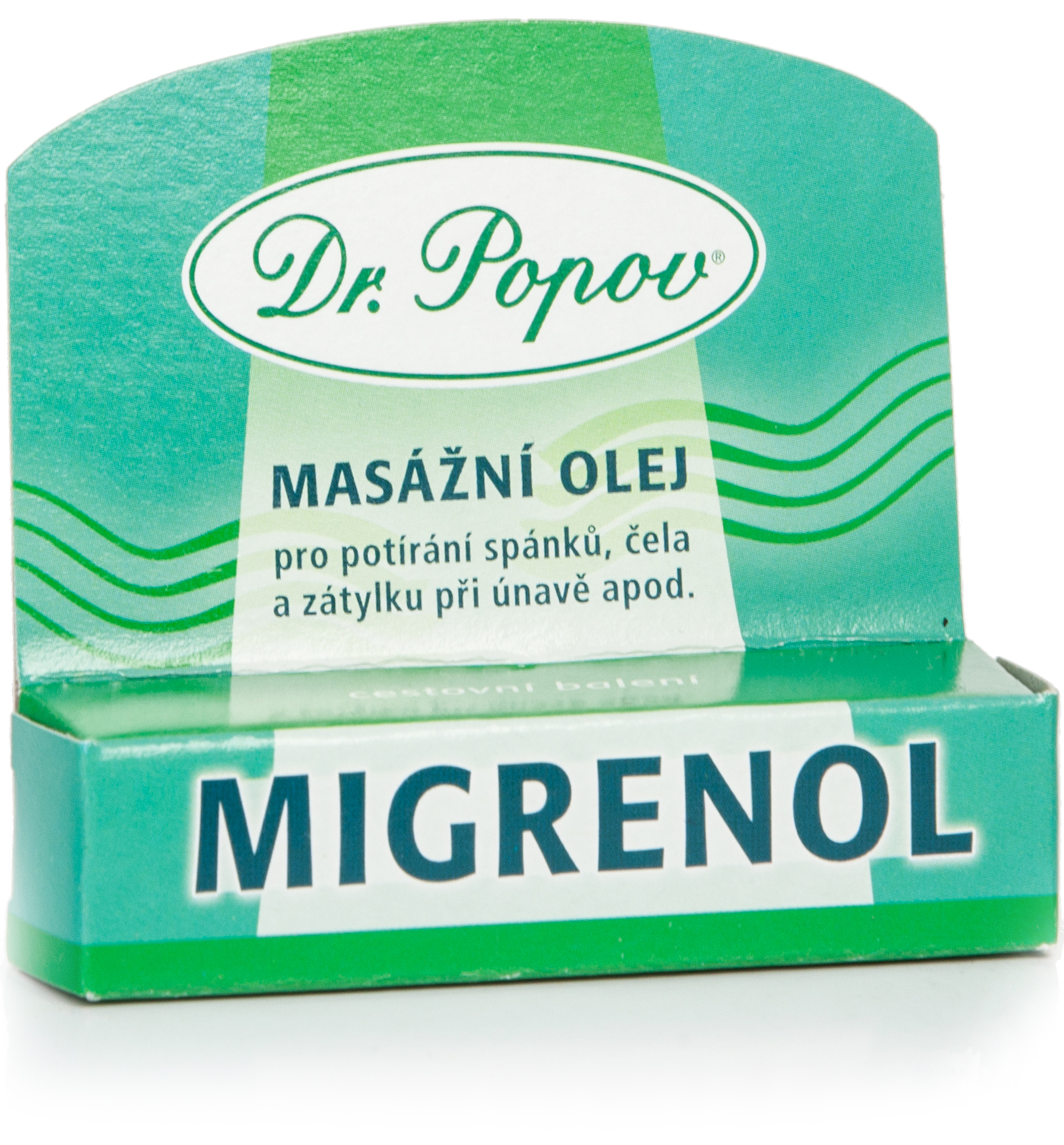 Dr. Popov Migrenol masážny olej roll-on