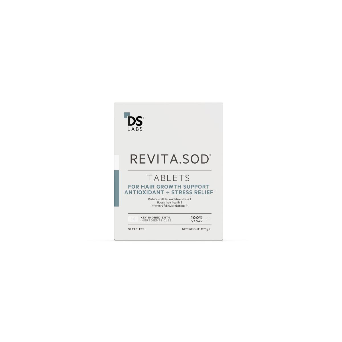 DS Laboratories antioxidačné tablety Revita.SOD na vypadávanie vlasov