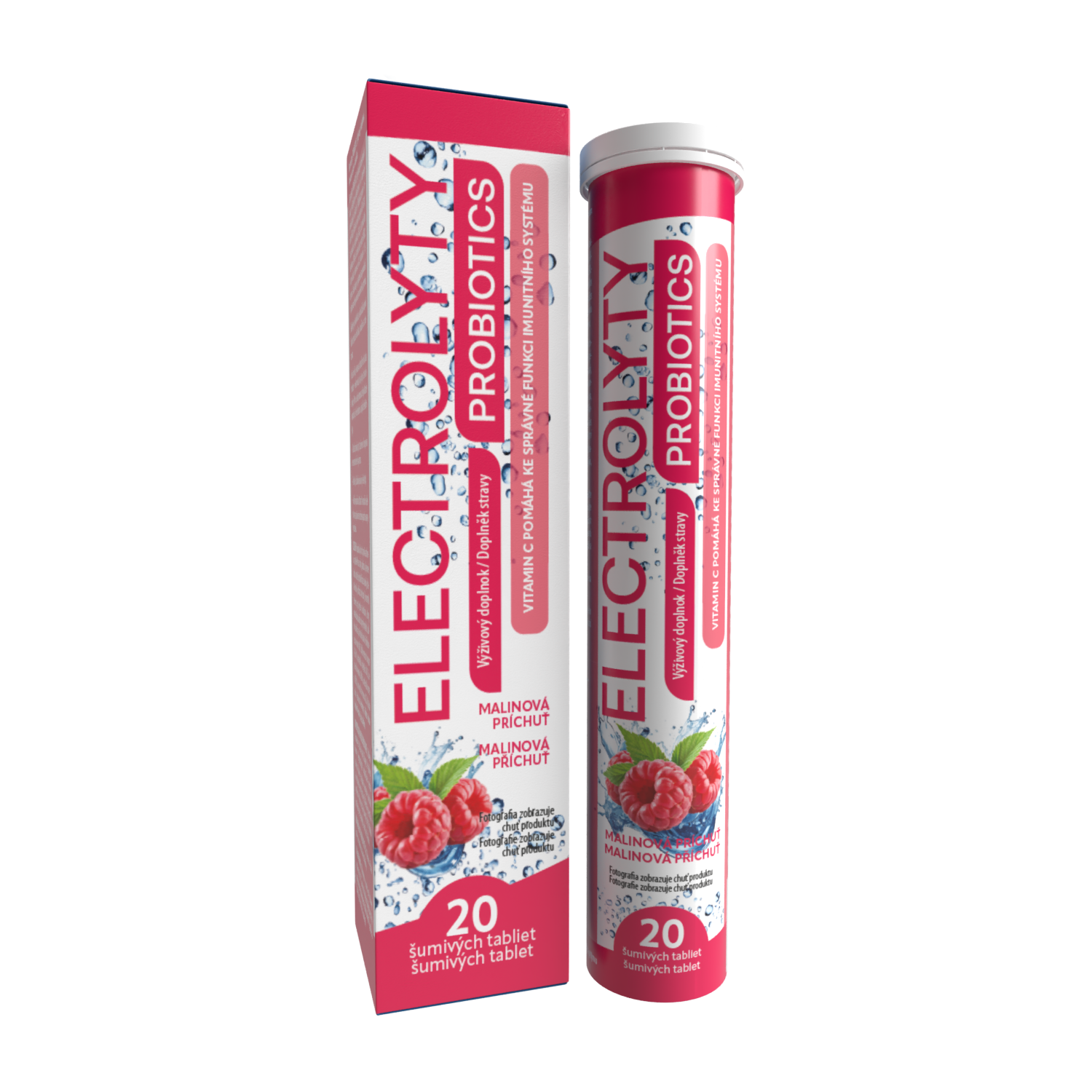 ELECTROLYTY PROBIOTICS Malina