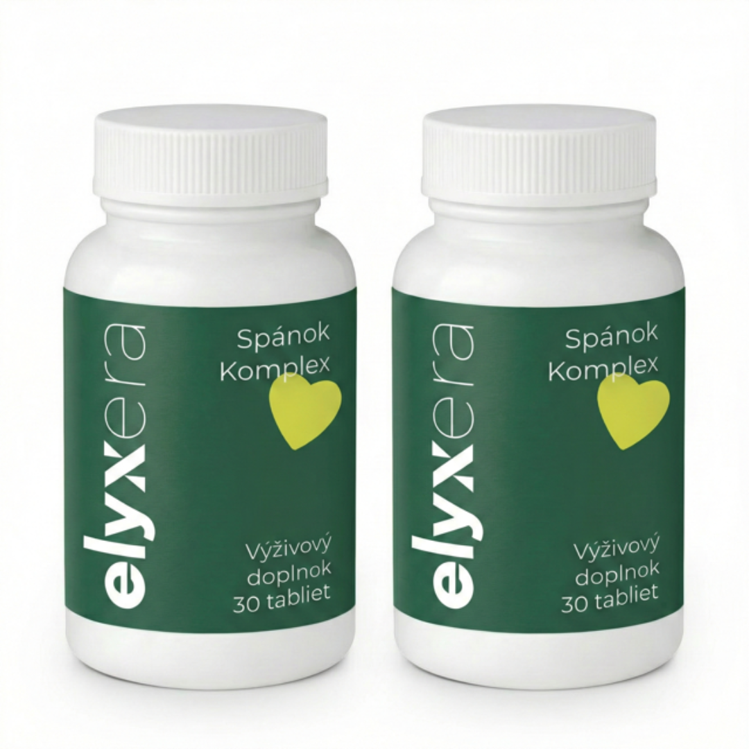 ELYXERA Spánok komplex s melatonínom 1mg 60 tabliet (2-balenie)