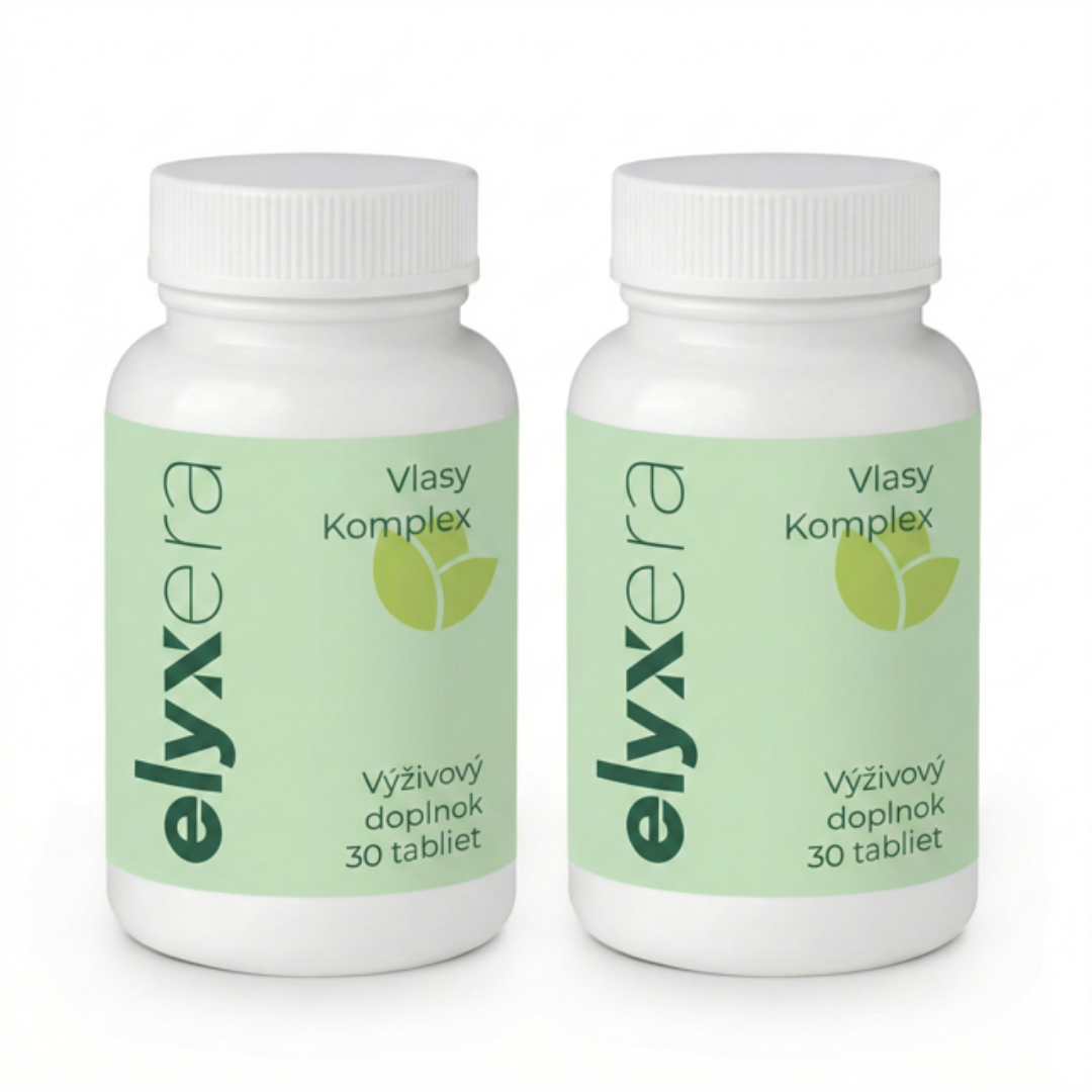ELYXERA Vlasy komplex s 2500 µg biotínu 60 tabliet (2-balenie)