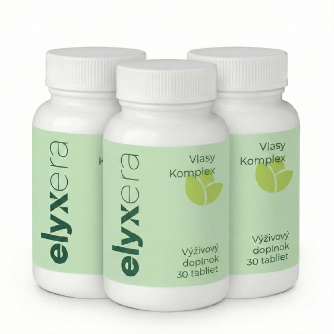 ELYXERA Vlasy komplex s 2500 µg biotínu 90 tabliet (3-balenie)