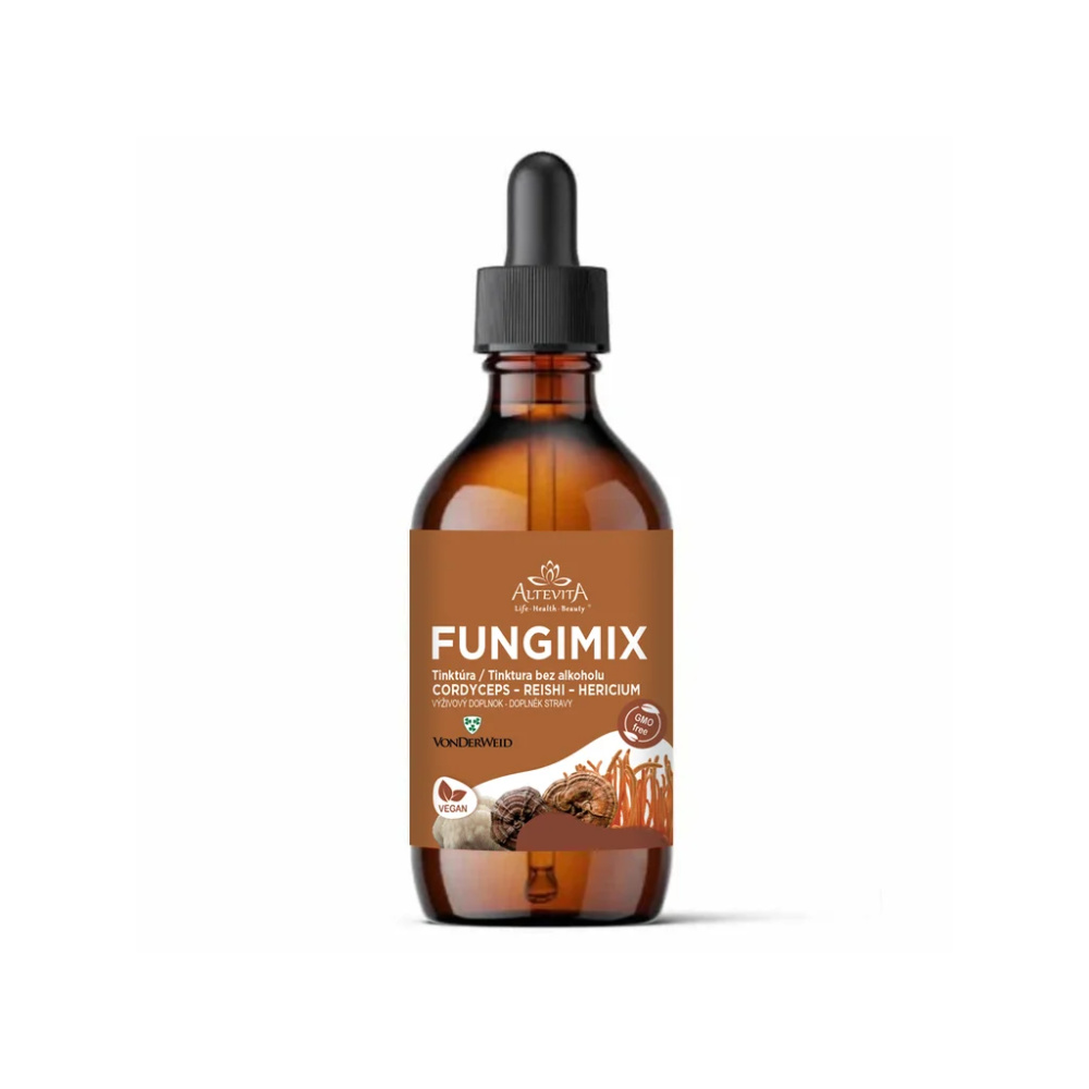 FungiMix – zmes funkčných hubových tinktúr bez alkoholu 100ml