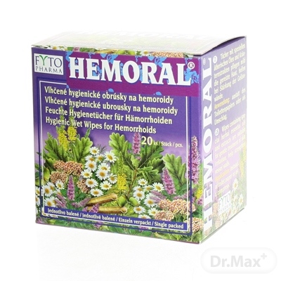 FYTO HEMORAL vlhčené obrúsky