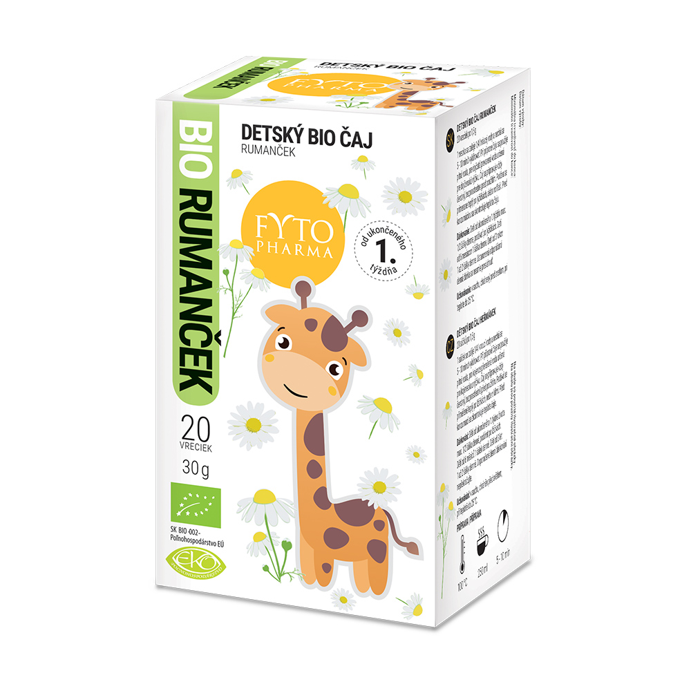 Fytopharma Detský BIO čaj rumanček - od 1. týždňa