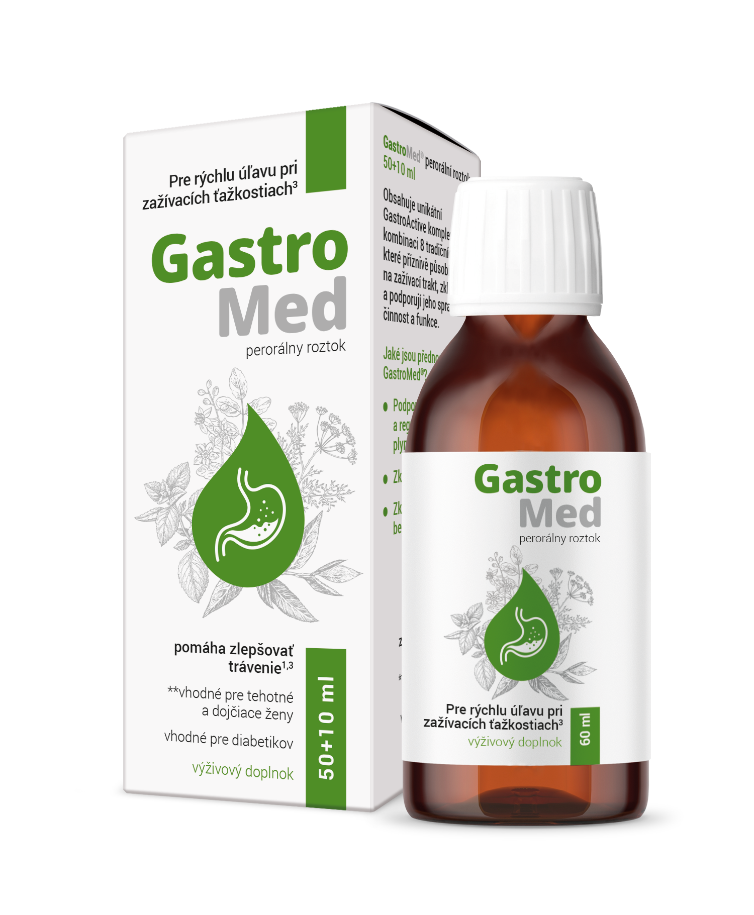GastroMed perorálny roztok 60 ml