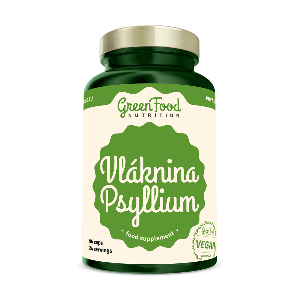 GreenFood Nutrition Vláknina Psylium 96cps