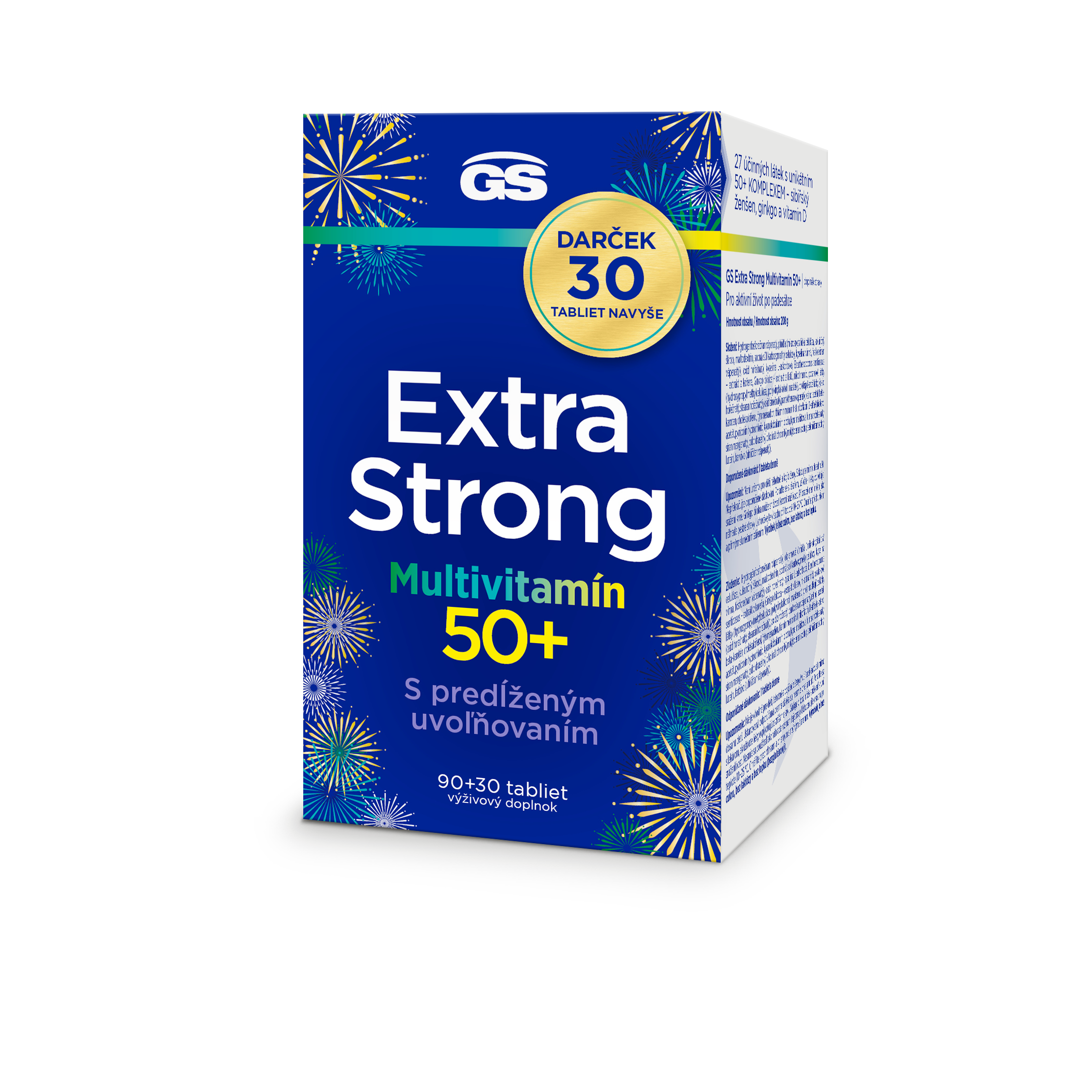 GS Extra Strong Multivitamín 50+ tbl. 90+30 darček